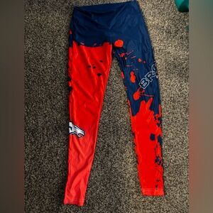 Denver Broncos football leggings pants Women's M NFL